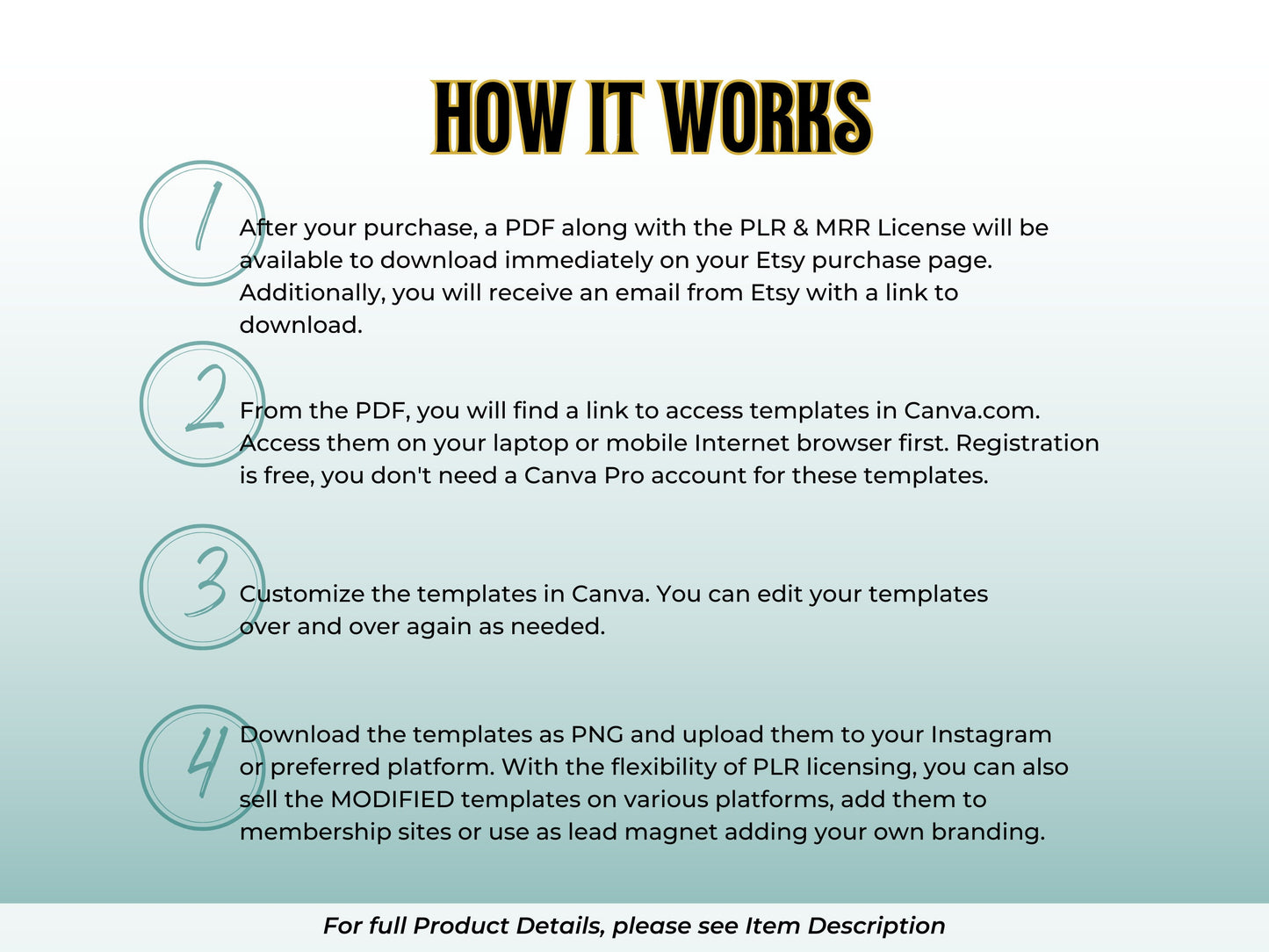 PLR MRR Premium Boho Instagram DFY Templates, Done for You Digital Resell Product Canva Editable Templates Private Label & Master Resell