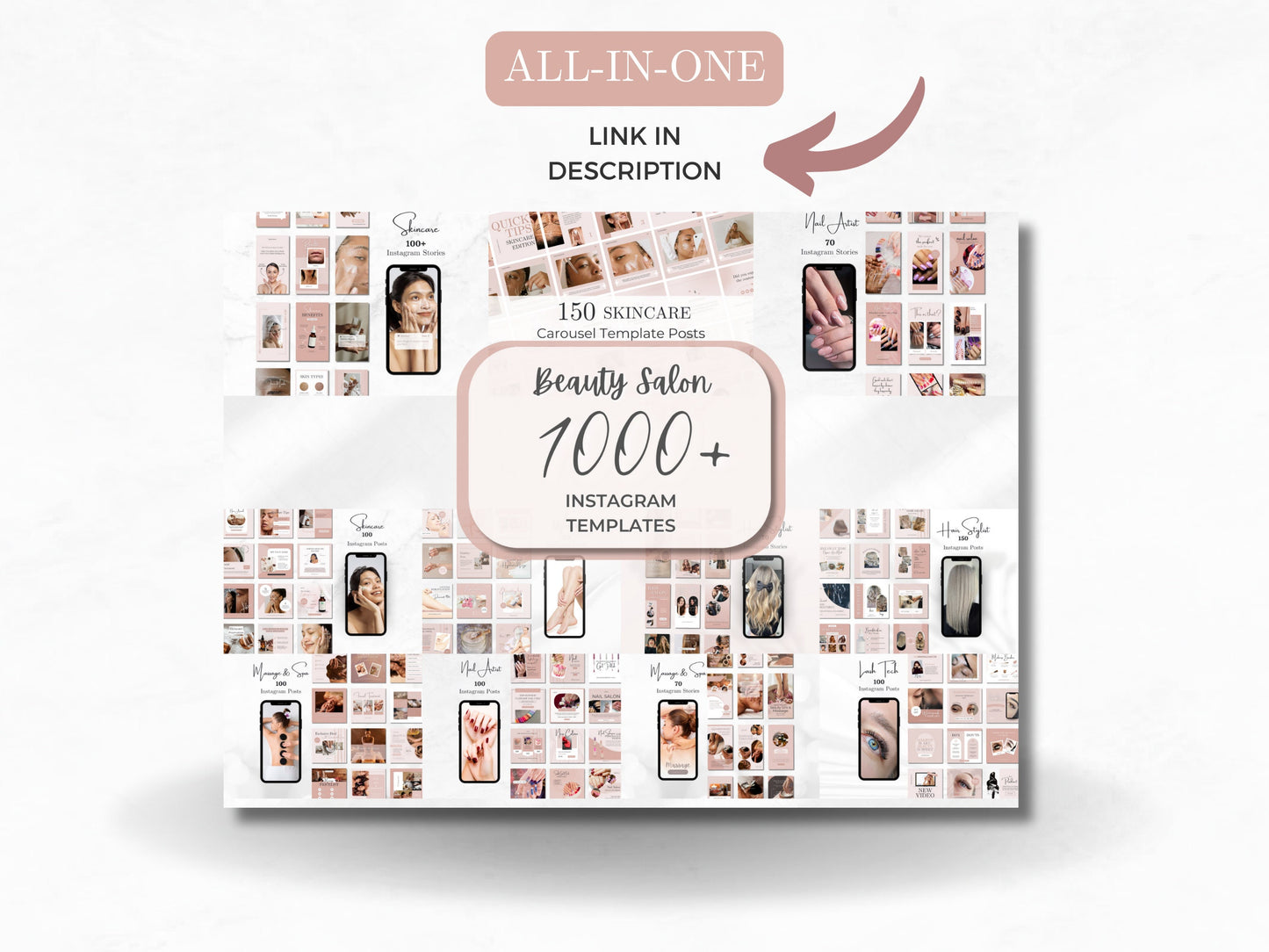 100 Lash Tech Instagram Canva Templates – Lash Artist, Lash Lift & Extensions Templates